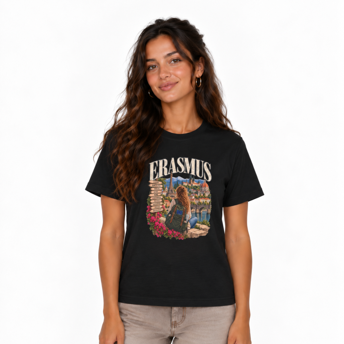 Erasmus Print T-shirt | Erasmus T-Shirt