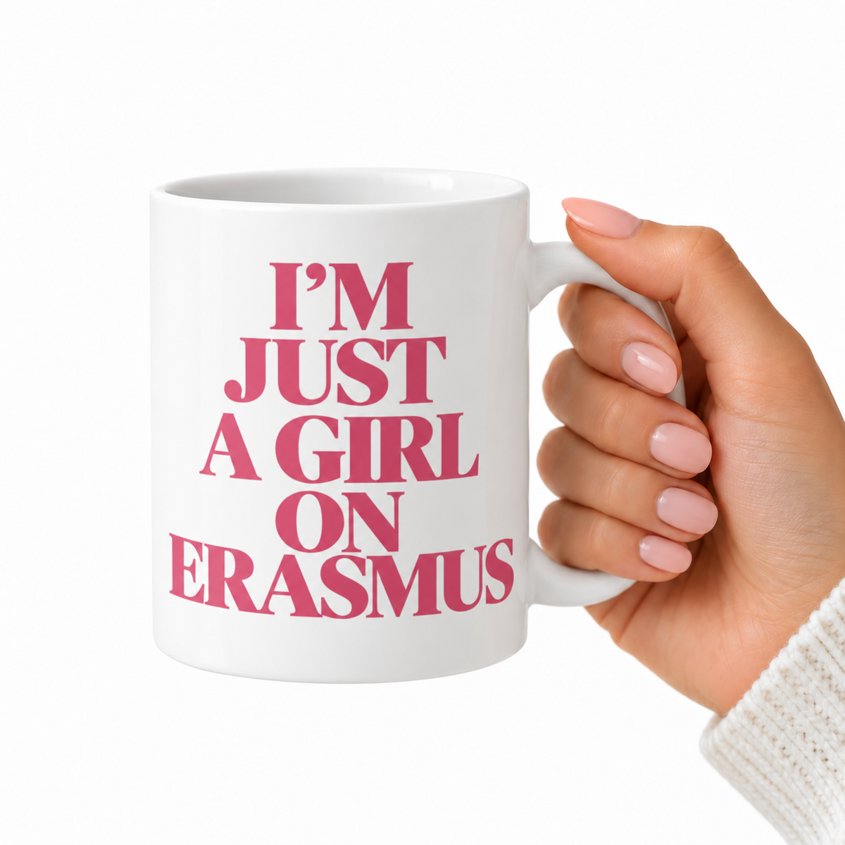 I'm Just a Girl on Erasmus Mug | Erasmus Ceramic Mug