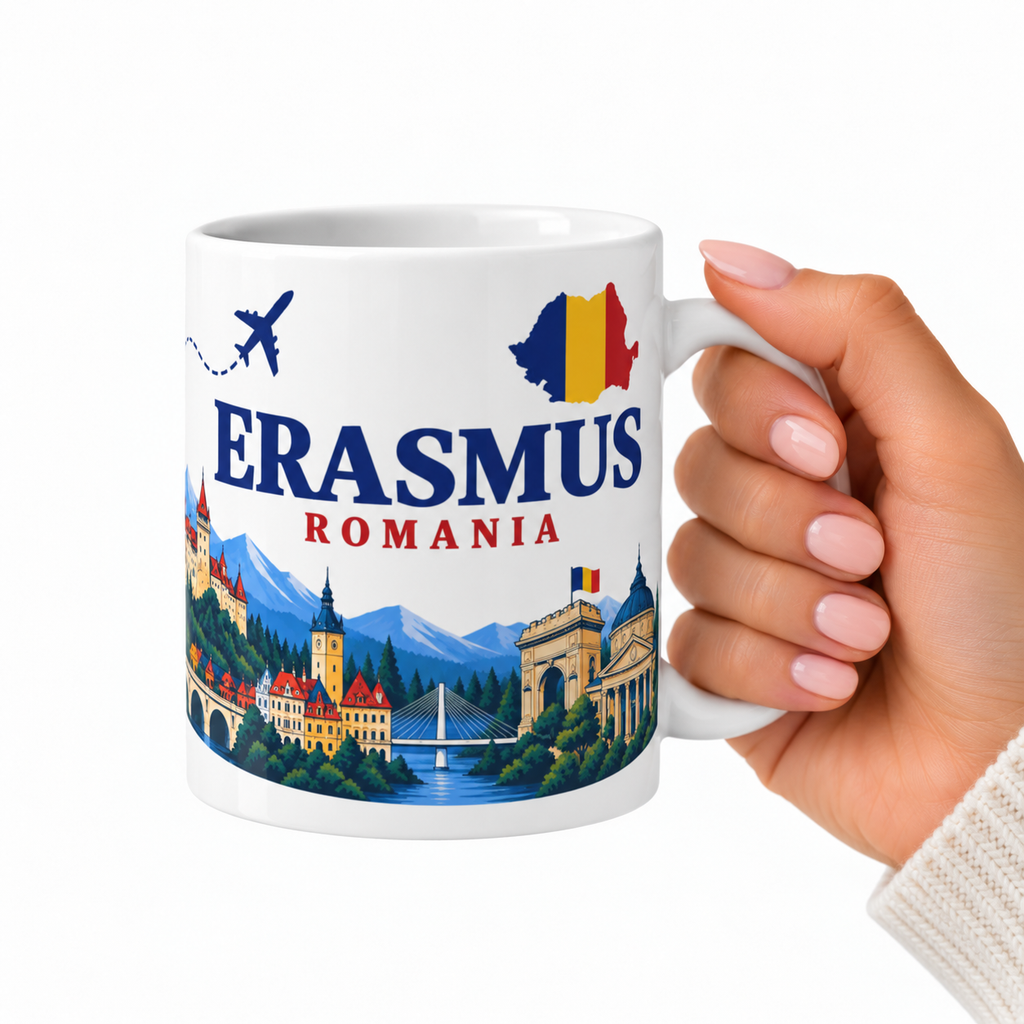 Erasmus Romania Print 2 Mug | Erasmus Ceramic Mug